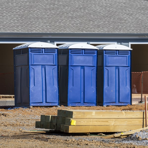 are there any restrictions on what items can be disposed of in the portable restrooms in Heisson